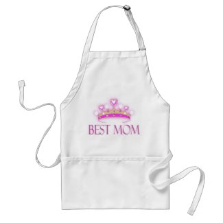 Best Mom Crown zazzle_apron