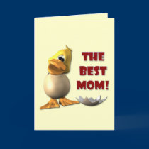 Best Mom Duck Card cards