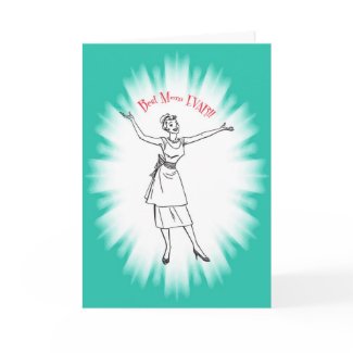 Best Mom Ever/Evar Retro Mother's Day Card card