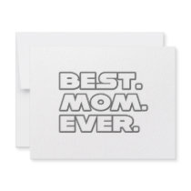 Best Mom Ever invitations by Proud_Mom_Shirts Best Mom Ever invitations
