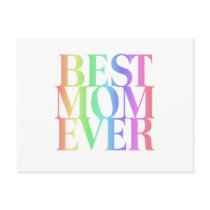 BEST MOM EVER POSTCARD