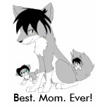 Best Mom Ever Wolf T-Shirt, Alternate Cut
