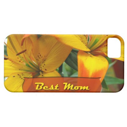 Best Mom Lilies iPhone 5 Case