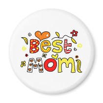Best Mom magnets by prawny Best Mom magnets