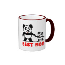 Best Mom Panda Coffee Mugs