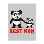 This cute panda bear is holding hands with his panda baby. This makes a great gift for all the best moms in the world. This is your change to give your mother something really cute and special.