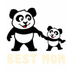 This cute panda bear is holding hands with his panda baby. This makes a great gift for all the best moms in the world. This is your change to give your mother something really cute and special.