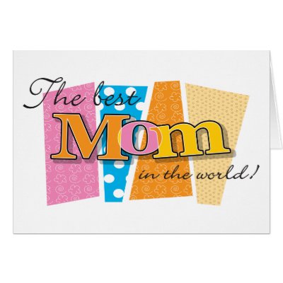Best Mom World Greeting Cards