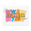 Best Mom World postcards