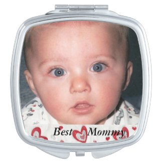 Best Mommy Photo Compact Vanity Mirror