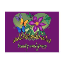 Best Mother-in-law Gifts postcards