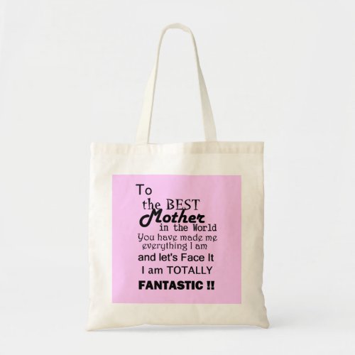 Best Mother In The World Tote Bag