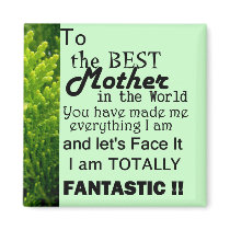 Best Mother In The World Fridge Magnets