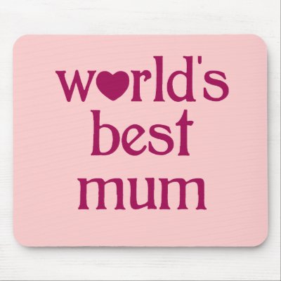 Best Mum Mouse Mat by smallhandsdesigns