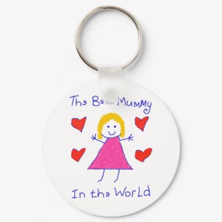 Best Mummy In The World keychain
