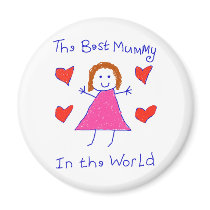 Best Mummy In The World magnets by ChocolateJava Best Mummy In The World magnets
