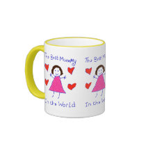 Best Mummy In The World mugs