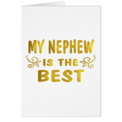 Best Nephew Greeting Card by TLArnold5