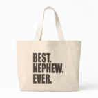 Best. Nephew. Ever. Jumbo Tote Bag