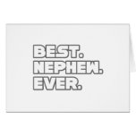 Best Nephew Ever Card