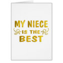 Best Niece cards
