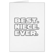 Best Niece Ever cards