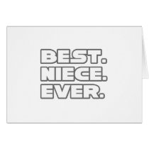 Best Niece Ever cards