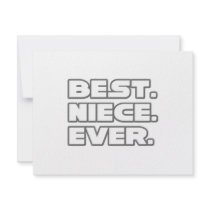Best Niece Ever invitations by Niece_Shirts Best Niece Ever invitations