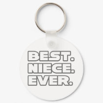 Best Niece Ever keychains