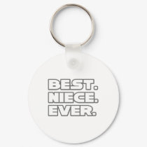 Best Niece Ever keychains