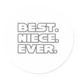 Best Niece Ever stickers