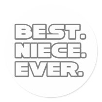 Best Niece Ever stickers