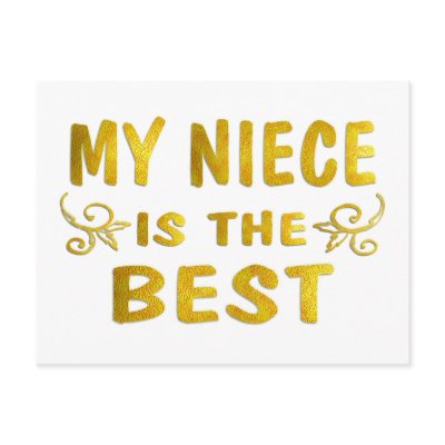 Best Niece Post Card by TLArnold5
