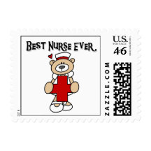 Best Nurse Ever Tshirts and Gifts Postage Stamps