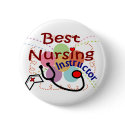 Best Nursing Instructor buttons