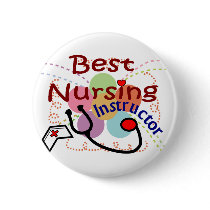 Best Nursing Instructor buttons