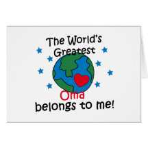 Best Oma Belongs to me Card