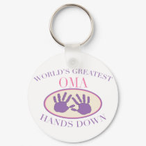 Best Oma Hands Down T-shirt keychains