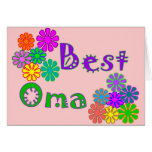 Best Oma  Mother's Day Gifts Greeting Card