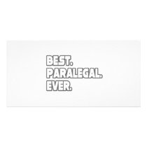 Best Paralegal Ever Personalized Photo Card