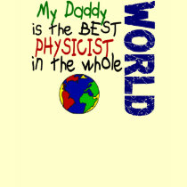Best Physicist In World 2 (Daddy) t-shirts