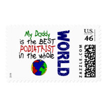 Best Podiatrist In World 2 (Daddy) Postage Stamp