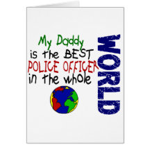 Best Police Officer In World 2 (Daddy) Card