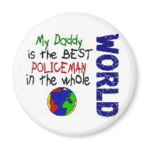 Best Policeman In World 2 (Daddy) magnets