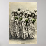BEST POSTERS - HUMOR - CANCAN DANCERS - PHOTOGRAPH posters