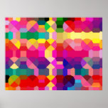 BEST POSTERS - RAINBOW GEOMETRIC ART - GIFTS