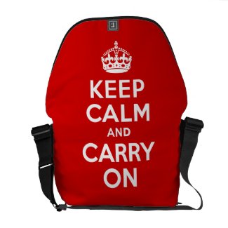 Best Price Authentic Keep Calm And Carry On Red Commuter Bags