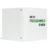 Best Programmer Ever 3 Ring Binders
