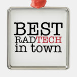 Best Rad Tech in Town Ornament ornaments
