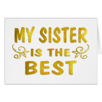 Best Sister cards